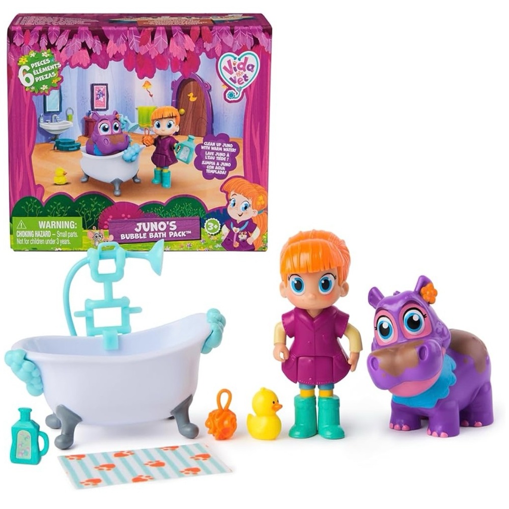 Vida The Vet Kid’s Juno’s Bubble Bath Pack 6 Pieces Ages 3 And Up